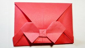 КОНВЕРТ ОРИГАМИ С БАНТОМ НОВЫЙ МАСТЕР КЛАСС An effective Envelope making with paper