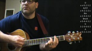 How to play "Goodbye to Romance" by Ozzy Osbourne on acoustic guitar
