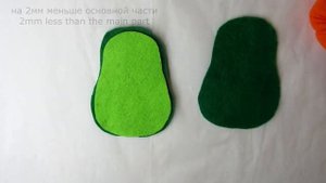 Фрукты и овощи из фетра.Felt fruits and vegetables.