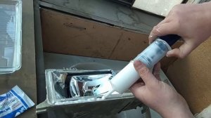 Клеим фару ВАЗ 2110