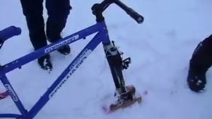 Как сделать самодельный снегокат.