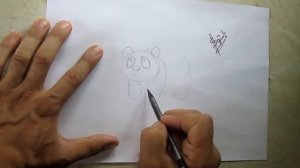 как рисовать панду