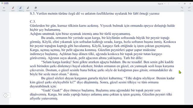 9.Sınıf Türk Dili ve Edebiyatı 2.Dönem 1.Yazılı Cevapları смотреть онлайн