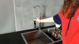 Смеситель кран для кухни с гибким изливом и краном для питьевой воды Kasanye Kitchen Faucet