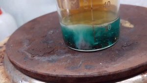 Аффинаж золота из старинной серьги.