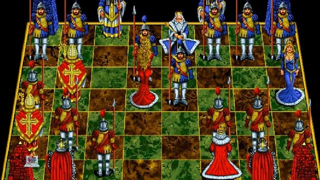 Battle Chess: Enhanced CD-ROM (Interplay)(MS-DOS)[1992]- Bongcloud Gameplay ♔ (2x speed) смотреть онлайн