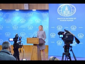 Брифинг М.Захаровой, 23.03.2017