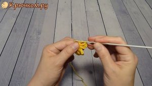 Маленький бантик крючком