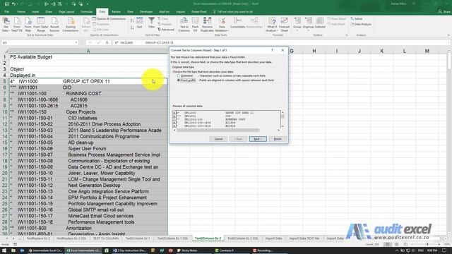 Excel Text to Columns with multiple spaces as delimiter смотреть онлайн
