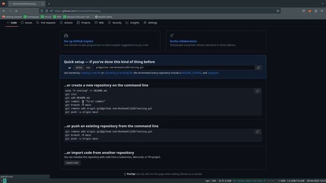 Using GitHub from CLI || Basic GitHub Commands