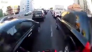 Сумасшедшая езда по улицам Бразилии // Мото гонки