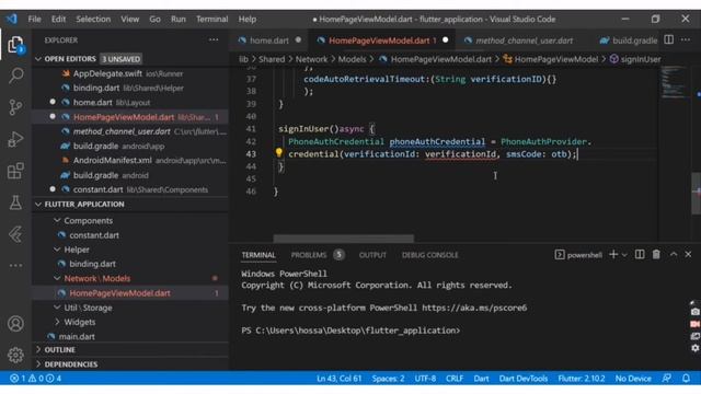 Verification & Sign in With Phone By Firebase смотреть онлайн