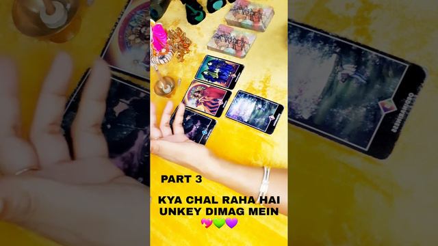 KYA CHALTA RAHA HAI UNKEY DIMAG MEIN #tarot  #love #partner #timeless #collective #trending 💞💚💖