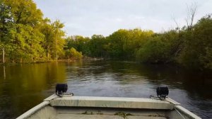 Мотор вездеход MAX Motor 18.5 лс. Река Пра и её разлив.