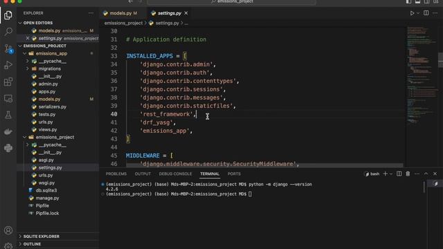 Emissions App - Python, Django, Rest API Frameworks & Swagger смотреть онлайн