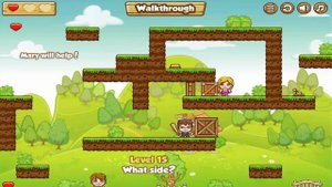 Игра Джим любит Мэри Прохождение игры с папой 13 16 уровни