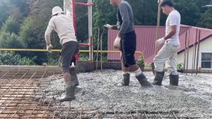 Заливаем плиту перекрытия цокольного этажа!!!