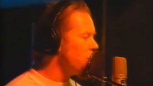 Metallica recording vocals for Garage Inc. Die, Die My Darling