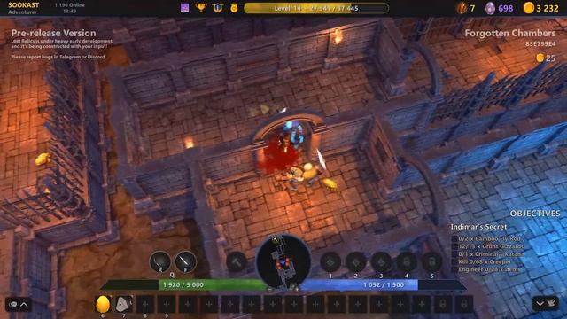 Lost Relics 500 золотых за 5 мин , Diablo на блокчейн, быстрый старт с нуля в событии Пасxи