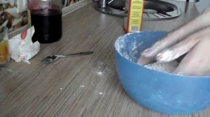 Постный пирог с вареньем