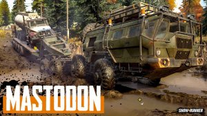Mastodon ZIKZ 612H. Транспортировка тягача. SnowRunner.