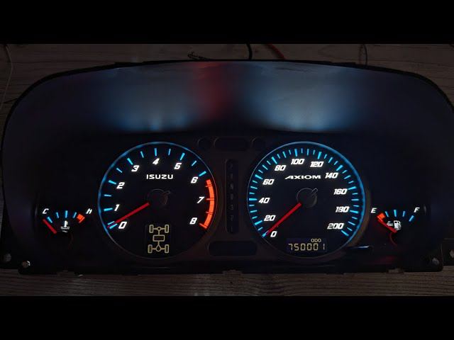 Isuzu Axiom пересвет щитка приборов смотреть онлайн