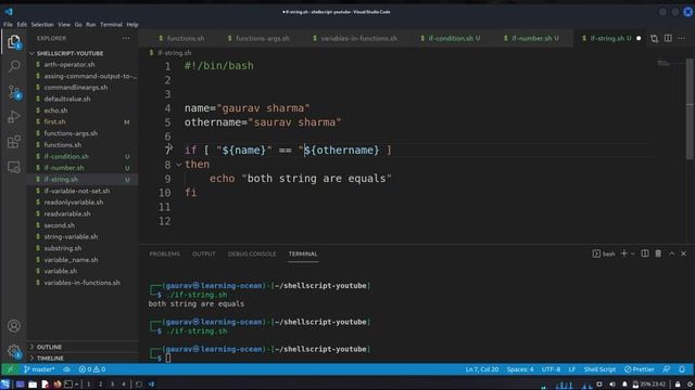 Shell Script tutorials - 28 - [ vs [[ in Shellscript and String Comparison in Shellscript-(In Hindi смотреть онлайн