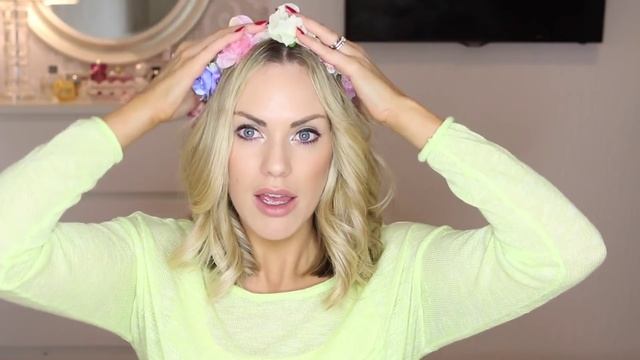 Flower Crown Hair Tutorial || Wedding Guest ad смотреть онлайн
