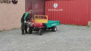 мототележка Kubota!