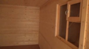 Бытовка, с тамбуром, ставней и отделкой. Цена 70 501р.