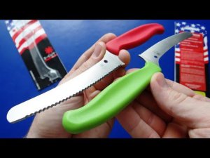 Кухонники из США- это нечто! Spyderco Z-Cut™ Offset Kitchen