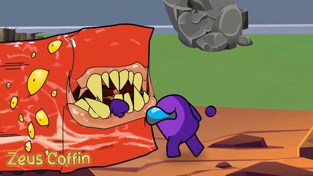 Among Us vs Train Eater, Bus Eater SCP-2086 - Coffin Dance Song (COVER) - Zeus Coffin смотреть онлайн