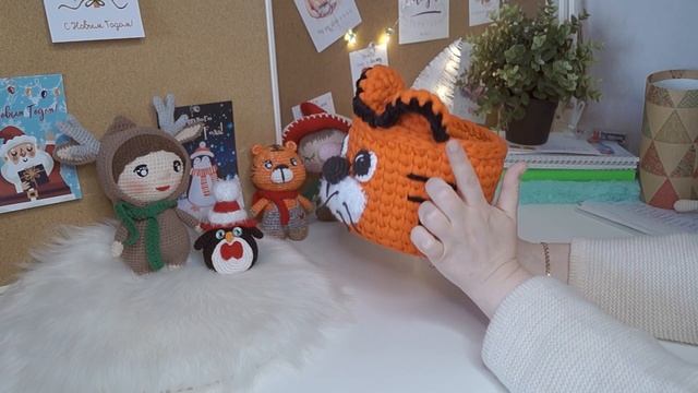 ГОТОВЫЕ РАБОТЫ ИГРУШКИ АМИГУРУМИ ЗА НОЯБРЬ-ДЕКАБРЬ.