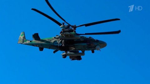 На Южно-Донецком направлении СВО вертолет Ка-52 уничтожил бронетехнику противника