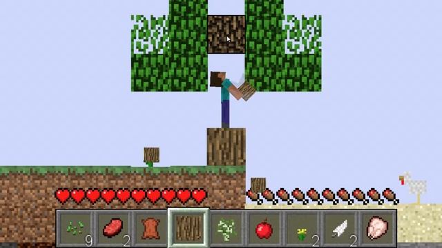 НОВЫЙ МАЙНКРАФТ но ВИД СБОКУ ВСЕ ИЗМЕНИЛОСЬ 2Д 2D WORLD смотреть онлайн