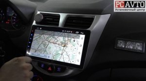 Яндекс. Навигатор и YouTube в Hyundai Solaris. Обзор Штатной Android-магнитолы