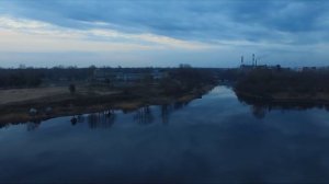 Река Сясь.Лен область.Сясьстрой.dji phantom