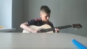 Соло спокойная ночь на гитаре.