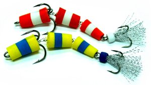 Мандула с поролоновой рыбкой для рыбалки своими руками.