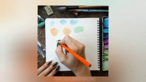 Приемы рисования цветными карандашами