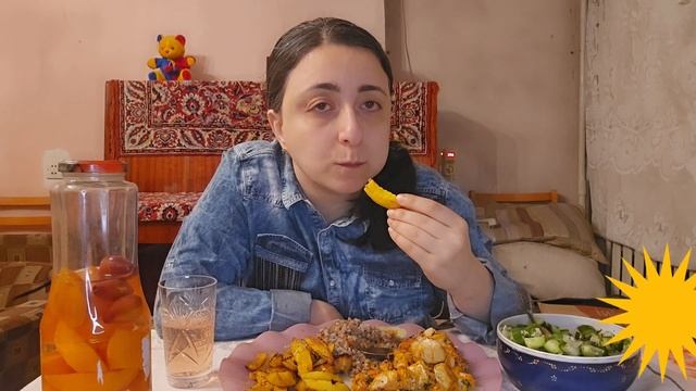 ?Грудка с марковкой ?и картошка ? гречка , персиковый? смотреть онлайн