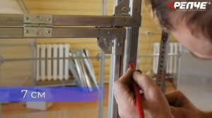 Видео по сборке (монтажу) дополнительной форточки на теплицу СверхПрочная ВАГОН