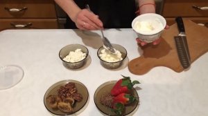 Рецепт - Десерт из рикотты за 5 минут