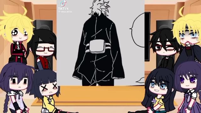 TWO BLUE VORTEX TIMESKIP REACT TO BORUTO AND SARADA / BORUSARA ...