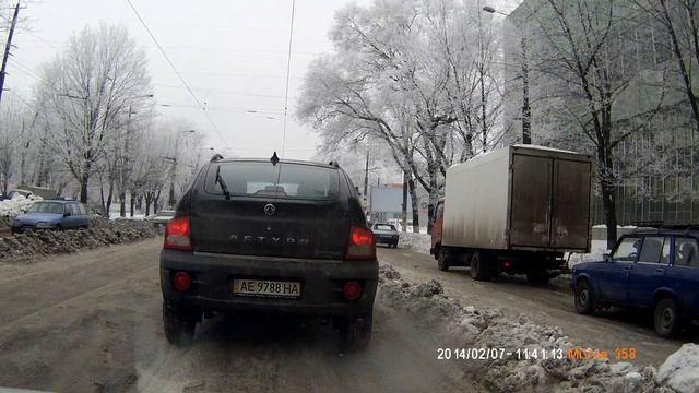 Видеорегистратор Mi Vue 358, день, пасмурно, зима смотреть онлайн