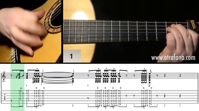Flamenco Guitar 102 - 28 Alegria Arpeggio смотреть онлайн