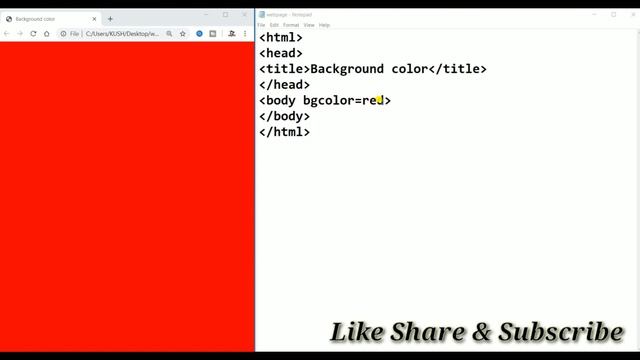 What is background color in html..and how to apply bgcolor...Part-10 must watch... смотреть онлайн