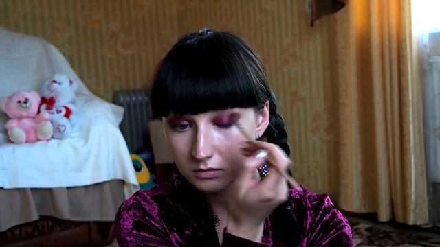 ВЕЧЕРНИЙ МАКИЯЖ.ОСЕННИЙ МАКИЯЖ В ОТТЕНКЕ БОРДО.MAKEUP TUTORIAL