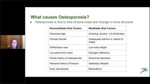 Osteoarthritis vs. Osteoporosis