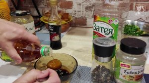 Салат "Японский" (морская капуста, рецепт СССР)